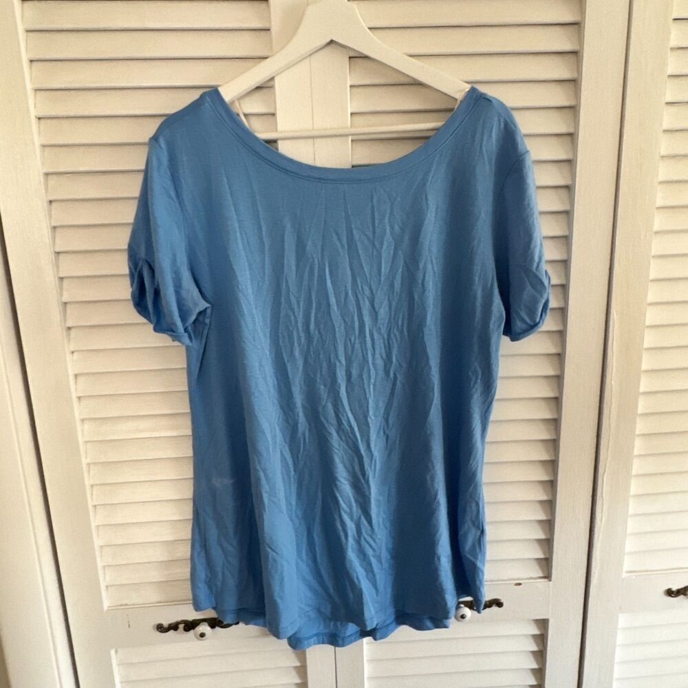 Cala Crisscross Back Athleisure Casual Tee Sz XL NEW